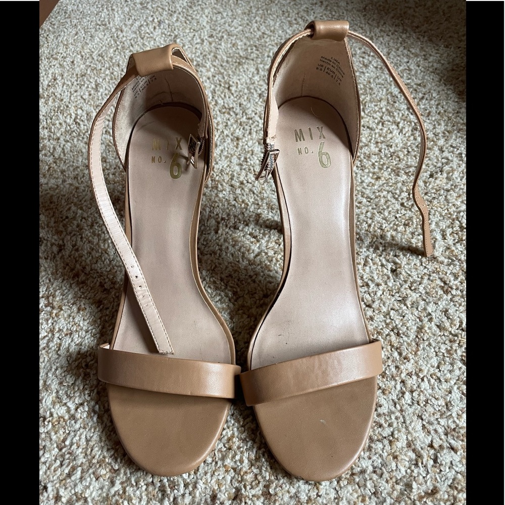 Mix No 6 Nude Heels